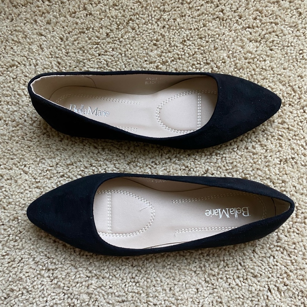 New in box black flats size 7.5